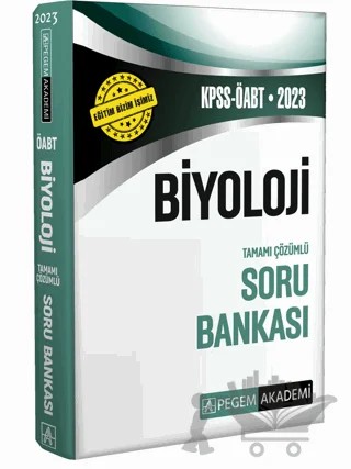 2023 KPSS ÖABT Biyoloji Soru Bankası – Kolektif – Pegem Akademi Yayıncılık kitap kapağı