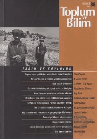Toplum ve Bilim Sayı: 88 – Birikim Yayınları kitap kapağı