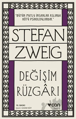 Değişim Rüzgarı – Stefan Zweıg – Can Yayınları kitap kapağı
