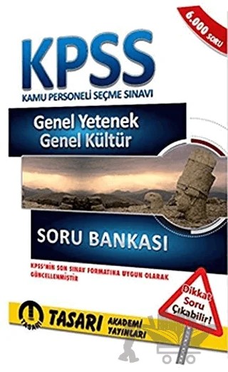 KPSS Kamu Personeli Seçme Sınavı Soru Bankası – İbrahim Doğan – Tasarı Eğitim Yayınları kitap kapağı