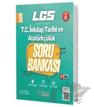 8. Sınıf LGS T.C. İnkilap Tarihi ve Atatürkçülük Soru Bankası – Zehra Cemiloğlu, Emir Burak Önder – Bilinçsel Yayınları kitap kapağı