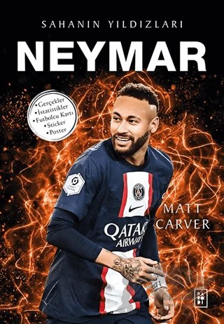 Neymar - Sahanın Yıldızları – Matt Carver – Parodi Yayınları kitap kapağı