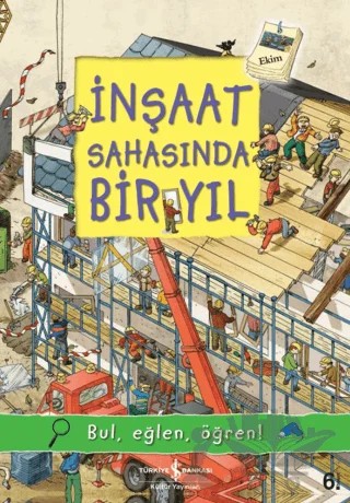 İnşaat Sahasında Bir Yıl – Olivia Brookes – İş Bankası Kültür Yayınları kitap kapağı