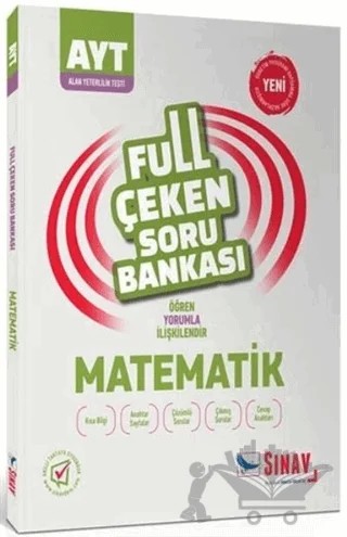 2019 AYT Matematik Full Çeken Soru Bankası – Kolektif – Sınav Yayınları kitap kapağı