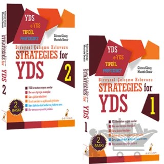 Strategies For YDS Bireysel Çalışma Kılavuzu 2016 (2 Cilt Takım) – Gürcan Günay, Mustafa Demir – Pelikan Tıp Teknik Yayıncılık kitap kapağı