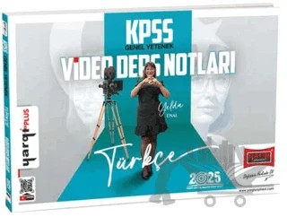 Yargı Yayınları 2025 KPSS Genel Yetenek Türkçe Video Ders Notları – Yelda Ünal – Yargı Yayınevi kitap kapağı