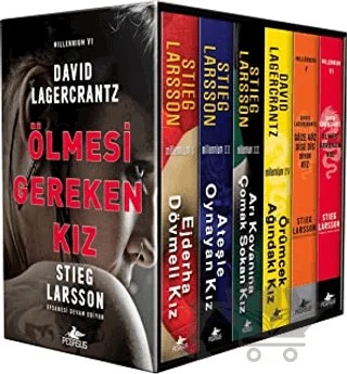 Millennium Serisi - Kutulu Özel Set – Stieg Larsson, David Lagercrantz – Pegasus Yayınları kitap kapağı