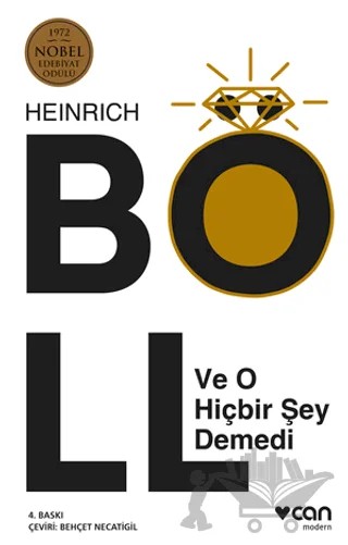 Ve O Hiçbir Şey Demedi – Heinrich Böll – Can Yayınları kitap kapağı