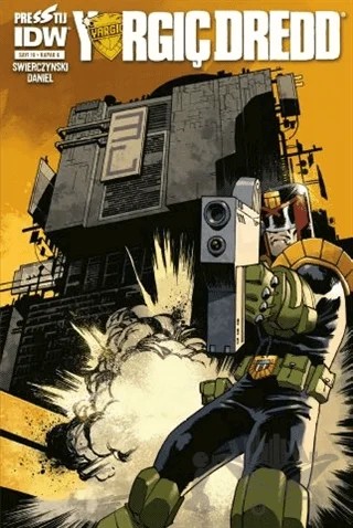 Yargıç Dredd Sayı 10 Kapak A – Presstij Kitap kitap kapağı