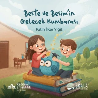 Beste ve Besim'in Gelecek Kumbarası – Fatih İlker Yiğit – Scala Yayıncılık kitap kapağı