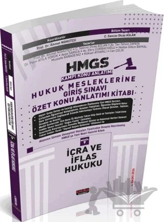 2026 HMGS İcra ve İflas Hukuku Özet Konu Anlatımı – Kolektif – Savaş Yayınevi kitap kapağı