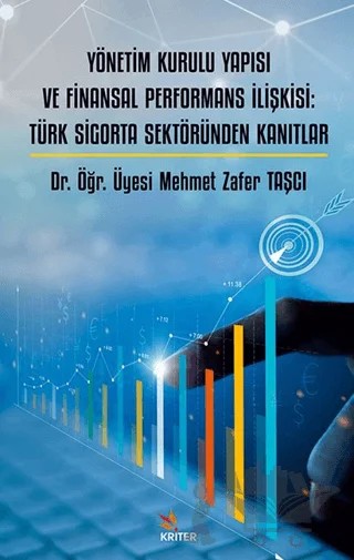 Yönetim Kurulu Yapısı ve Finansal Performans İlişkisi: Türk Sigorta Sektöründen Kanıtlar – Mehmet Zafer Taşçı – Kriter Yayınları kitap kapağı
