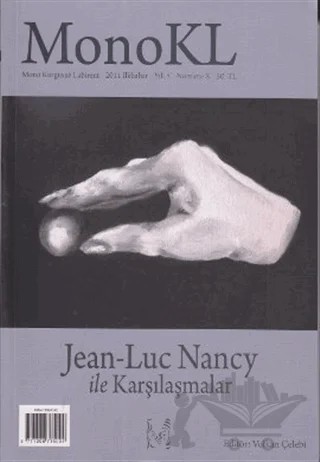 Monokl Sayı: 10 Jean-Luc Nancy ile Karşılaşmalar – MonoKL Yayınları kitap kapağı