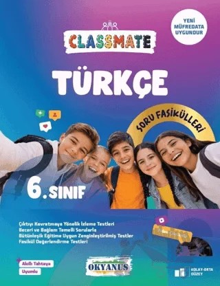6. Sınıf Türkçe Classmate Soru Fasikülleri – Mehmet Polat – Okyanus Yayınları kitap kapağı