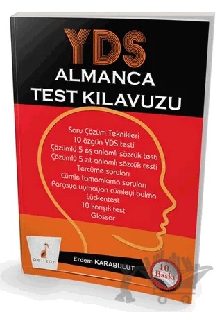 YDS Almanca Test Kılavuzu – Erdem Karabulut – Pelikan Tıp Teknik Yayıncılık kitap kapağı