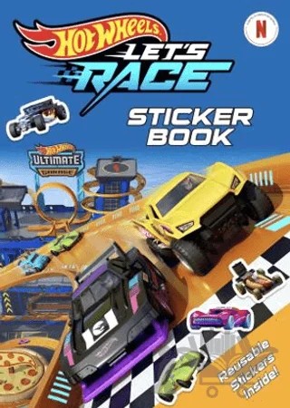 Hot Wheels Let’s Race Sticker Book – Kolektif – Alligator Books kitap kapağı