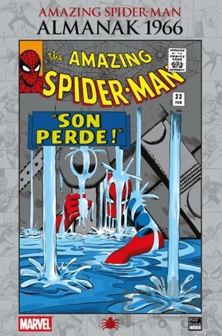 Amazing Spider-Man - Almanak 1966 – Stan Lee – Marmara Çizgi kitap kapağı