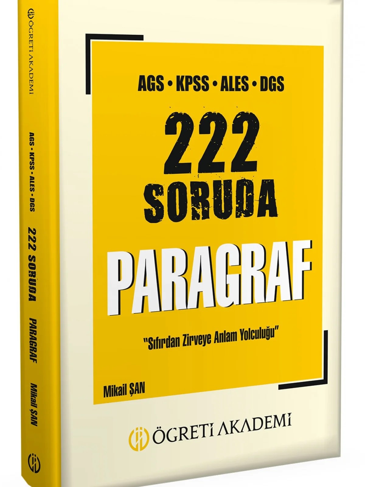 2026 AGS KPSS ALES DGS 222 Soruda Paragrafın Şifresi – Paragrafın Şifresi – Öğreti Akademi kitap kapağı