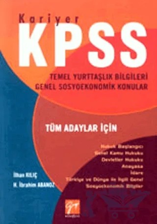 Temel Yurttaşlık Bilgileri Genel Sosyoekonomik Konular – İlhan Kılıç – Gazi Kitabevi kitap kapağı