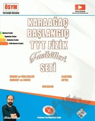 TYT Fizik Fasikülleri Seti – Mehmet Karaağaç – Karaağaç Yayıncılık kitap kapağı