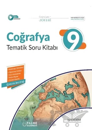 9. Sınıf Joker Coğrafya Tematik Soru Kitabı – Işıl Erdem – Palme Yayınları kitap kapağı