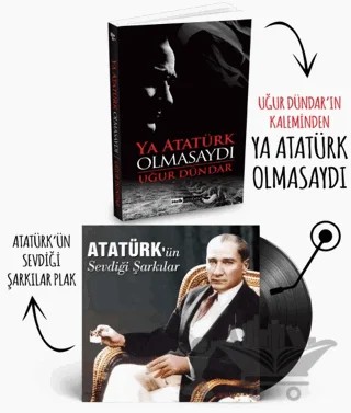 Plaklı Kitaplar - Atatürk 2 – Uğur Dündar – Halk Kitabevi kitap kapağı