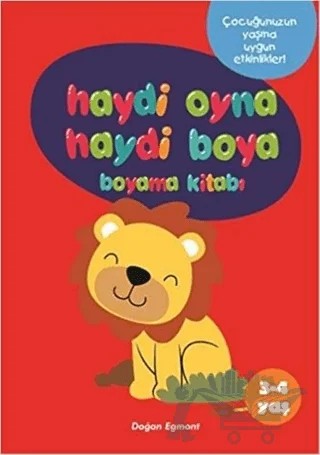 Haydi Oyna Haydi Boya Boyama Kitabı 1 (3-4 Yaş) – Kolektif – Doğan Egmont Yayıncılık kitap kapağı