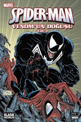 Spider-Man Venom'un Doğuşu Cilt: 1 – Jim Shooter – Marmara Çizgi kitap kapağı