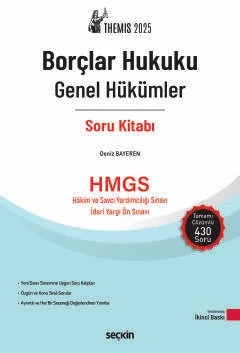 THEMIS – Borçlar Hukuku Genel Hükümler Soru Kitabı – Deniz Bayeren – Seçkin Yayıncılık kitap kapağı