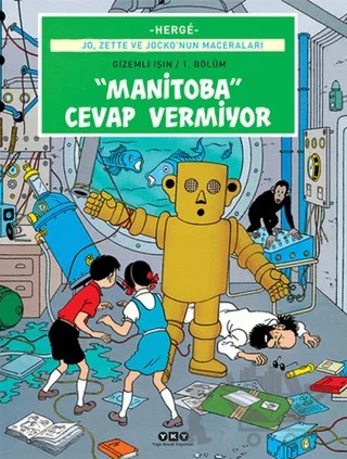 Manitoba Cevap Vermiyor – Herge – Yapı Kredi Yayınları kitap kapağı