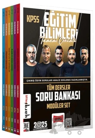 2025 KPSS Eğitim Bilimleri Tamamı Çözümlü Modüler Soru Bankası Seti – Kolektif – Yargı Yayınevi kitap kapağı