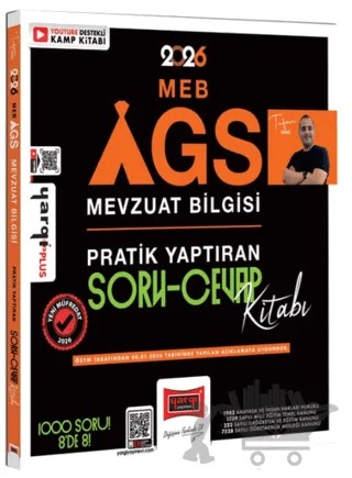 2026 MEB-AGS Mevzuat Bilgisi Pratik Yaptıran Soru-Cevap Kitabı – Tufan Genç – Yargı Yayınevi kitap kapağı