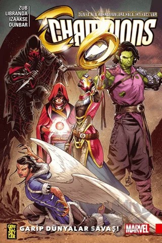 Champions 5: Garip Dünyalar Savaşı – Jim Zub – Gerekli Şeyler Yayıncılık kitap kapağı