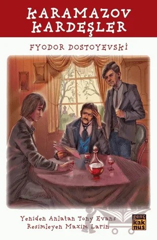 Karamazov Kardeşler – Fyodor Mihayloviç Dostoyevski – Kaknüs Genç kitap kapağı