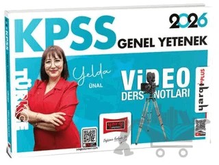 2026 KPSS Genel Yetenek Türkçe Video Ders Notları – Yelda Ünal – Yargı Yayınevi kitap kapağı