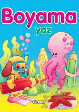Boyama : Yaz – Kolektif – Civciv kitap kapağı