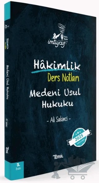 İmtiyaz Medeni Usul Hukuku Hakimlik Ders Notları – Ali Sakinci – Temsil Kitap kitap kapağı