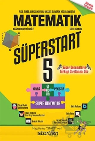 5. Sınıf Matematik Süperstart Soru Bankası – Kolektif – Startfen Yayınları kitap kapağı