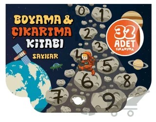 Sayılar Boyama ve Çıkartma Kitabı – Sunguralp Şolpan – Çikolata Yayınevi kitap kapağı
