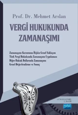 Vergi Hukukunda Zamanaşımı – Mehmet Arslan – Nobel Akademik Yayıncılık kitap kapağı