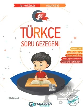6. Sınıf Türkçe Soru Gezegeni – Mesut Bayar – Gezegen Yayıncılık kitap kapağı