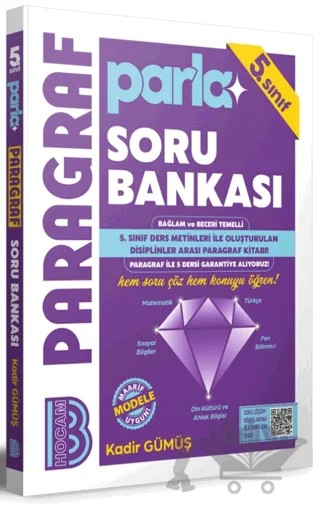 5. Sınıf Parla Paragraf Soru Bankası – Kadir Gümüş – Benim Hocam Yayınları kitap kapağı