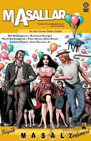 Masallar Cilt 13: Büyük Masal Kesişmesi – Bill Willingham, Matthew Sturges – Arka Bahçe Yayıncılık kitap kapağı