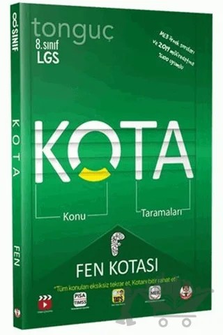 8. Sınıf Kota Konu Tarama - Fen Bilimleri Kotası – Kolektif – Tonguç Akademi kitap kapağı