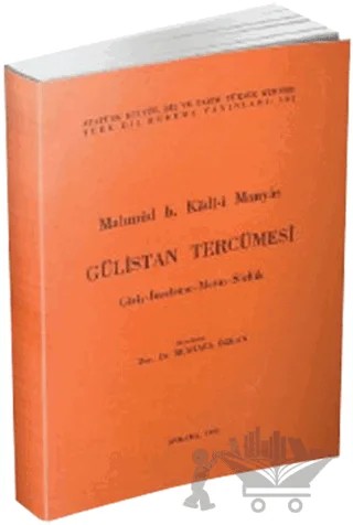 Gülistan Tercümesi – Mahmud B. Kadi-i Manyas – Türk Dil Kurumu Yayınları kitap kapağı