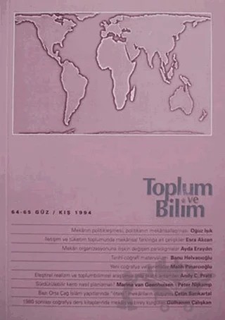Toplum ve Bilim Sayı: 64/65 – Birikim Yayınları kitap kapağı