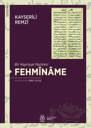 Bir Hayriyye Naziresi Fehminame – Kayserili Remzi – DBY Yayınları kitap kapağı