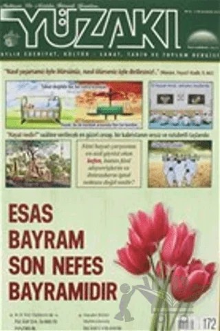 Yüzakı Aylık Edebiyat, Kültür - Sanat, Tarih ve Toplum Dergisi Sayı: 172 Haziran 2019 – Yüzakı Yayıncılık kitap kapağı