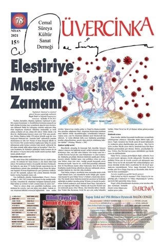 Üvercinka Dergisi Sayı: 78 Nisan 2021 – Üvercinka Dergisi kitap kapağı