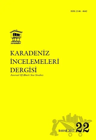 Karadeniz İncelemeleri Dergisi Sayı: 22 Bahar 2017 – Serander Yayınları kitap kapağı